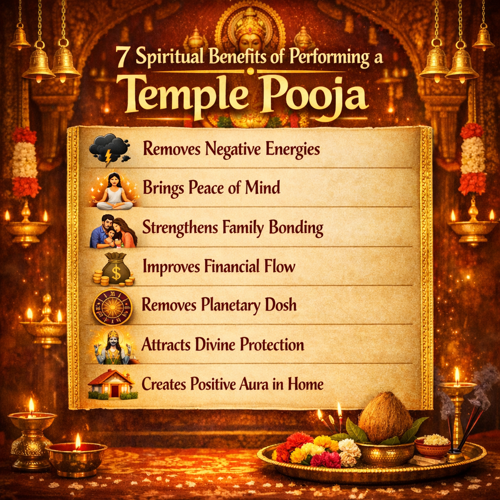 7 Spiritual Benefits of Performing a Temple Puja