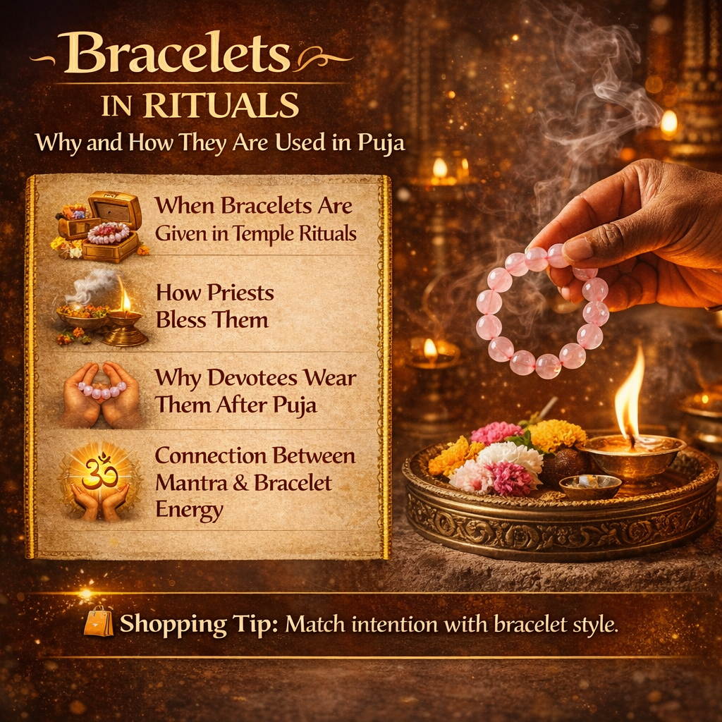 Bracelets in Rituals: Why and How They Are Used in Puja