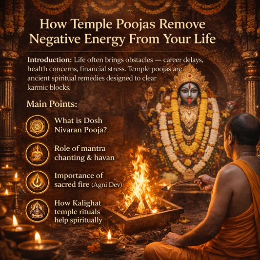 How Temple Pujas Remove Negative Energy From Your Life