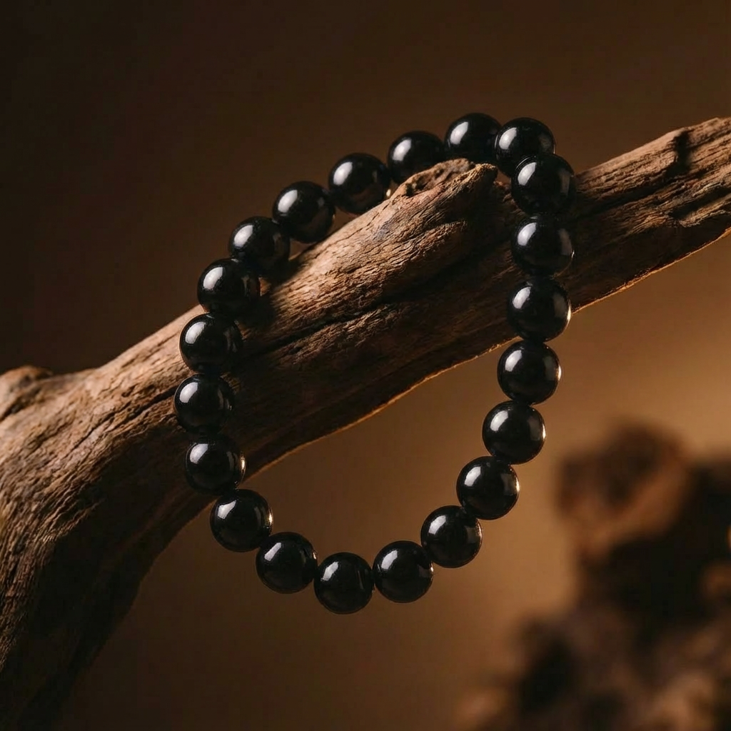 Natural Obsidian (Glossy Black)