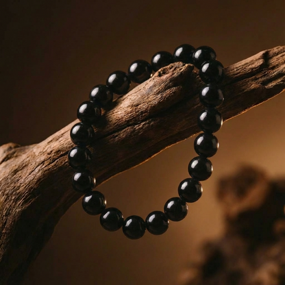 Natural Obsidian (Glossy Black)