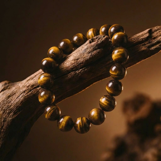 Tiger Eye (Crocidolite Quartz / SiO₂)