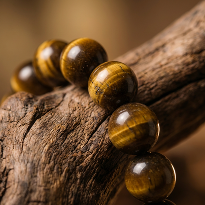 Tiger Eye (Crocidolite Quartz / SiO₂)